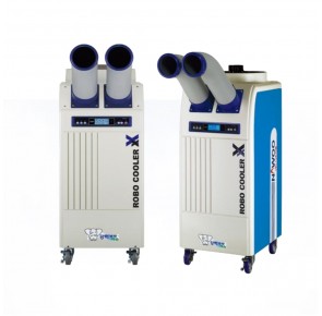 NEC-2510P 나우이엘 2구형 이동식에어컨  (자동배수형) 46m² (14형)